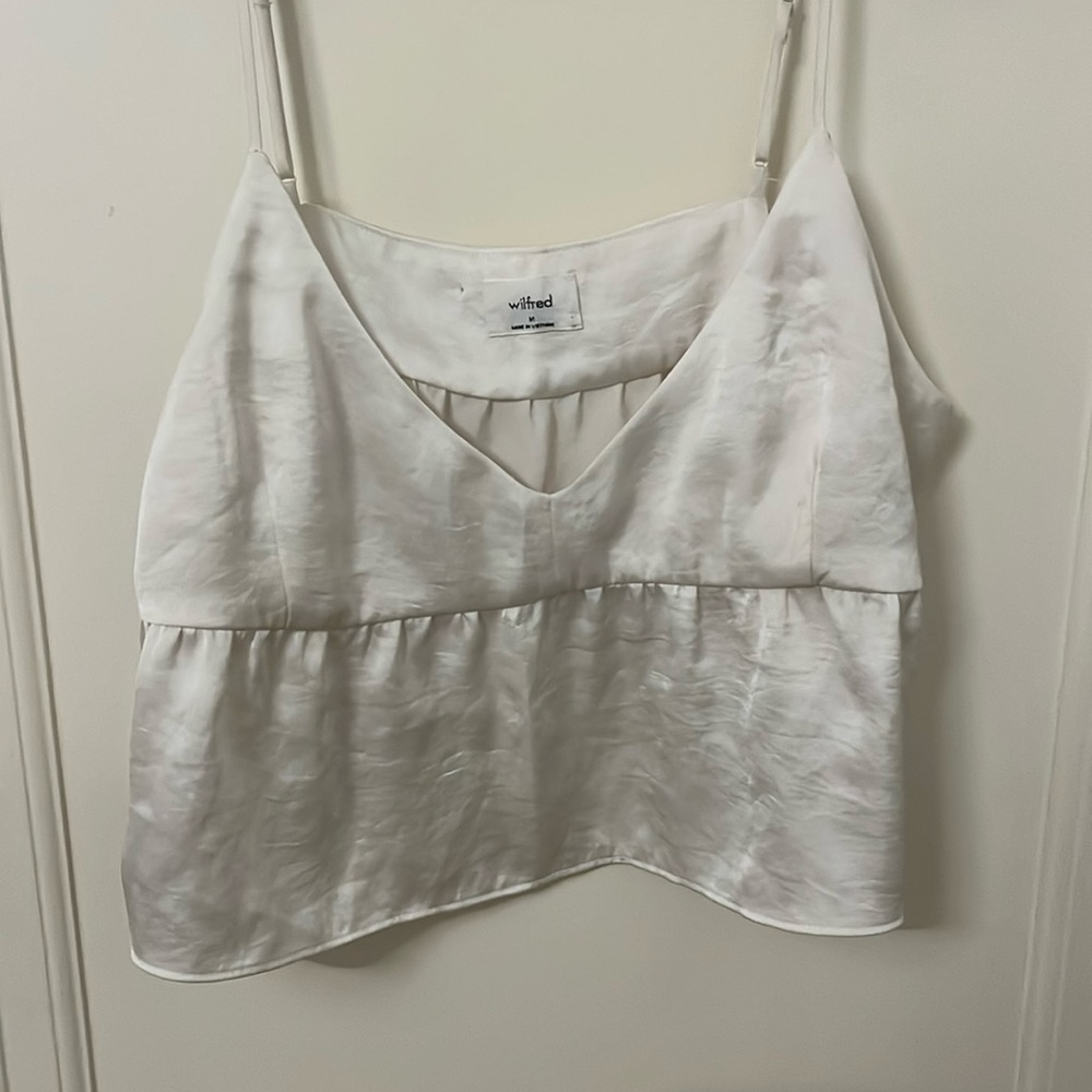 wilfred satin top